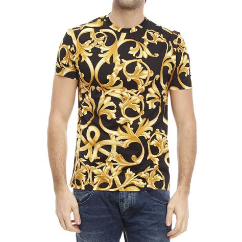 versace tshirt gold